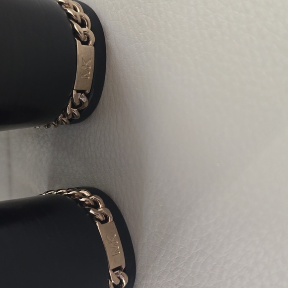 Michael Kors leather black  shoes, size 7.5M, pre-owned - Picture 4 of 10